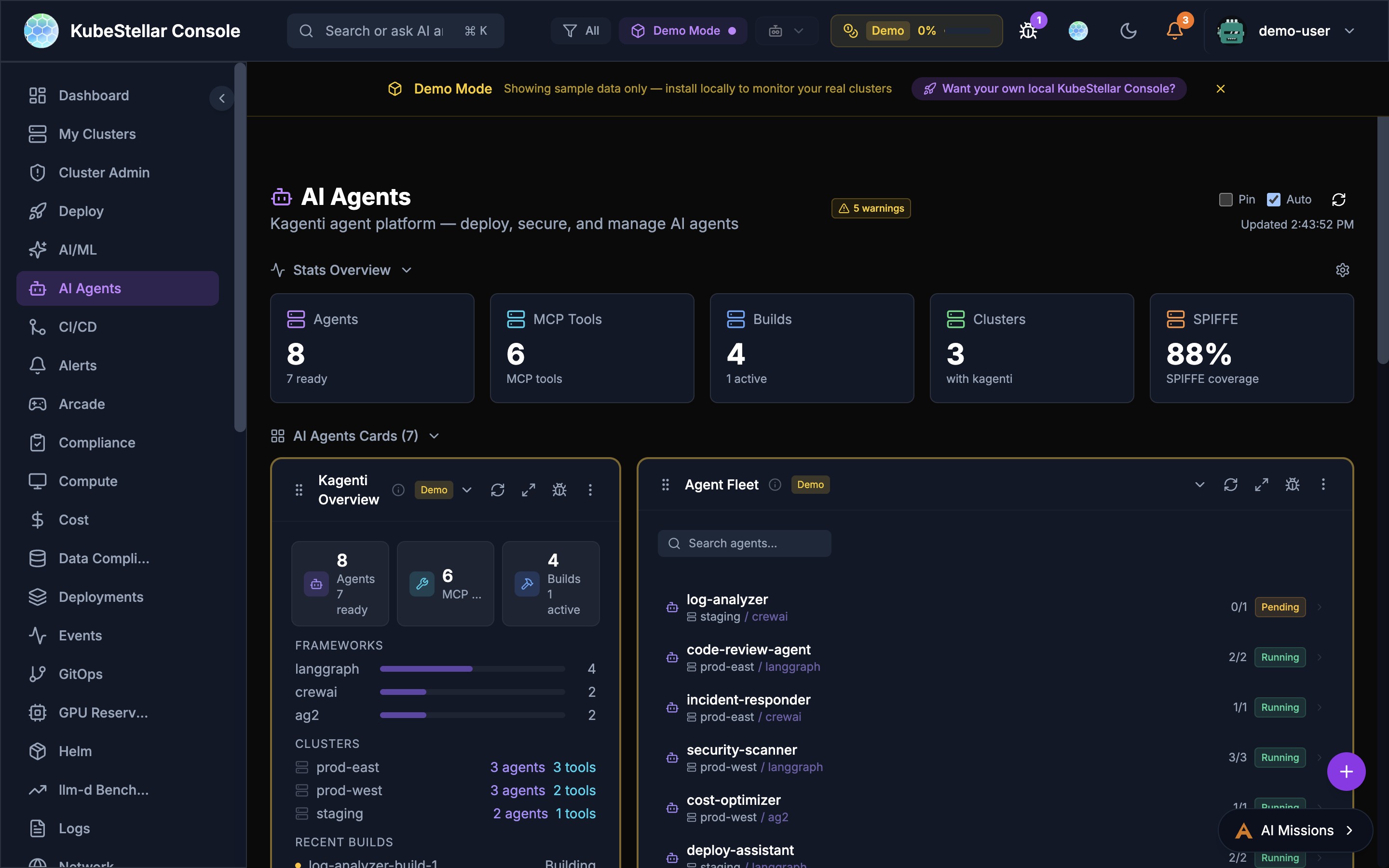 AI Agents Dashboard